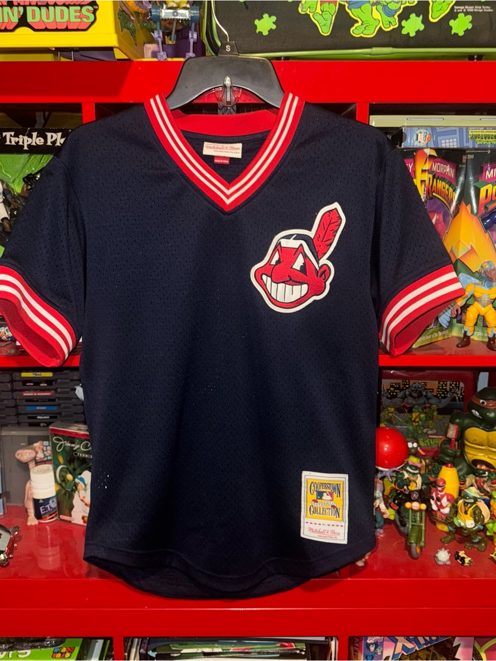 Mitchell & Ness x Cleveland Indians x Joe Carpenter #30 Throwback Jersey